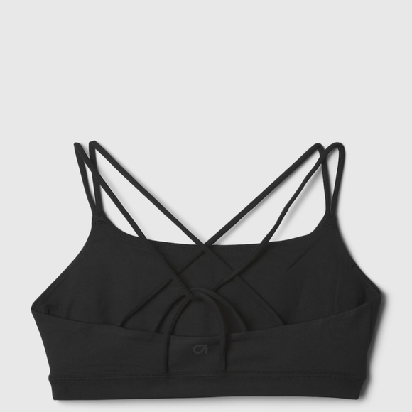 Black Women's Gapfit Yoga Set Pants Medium & Strappy Sports Bra Women's Med - Picture 14 of 17